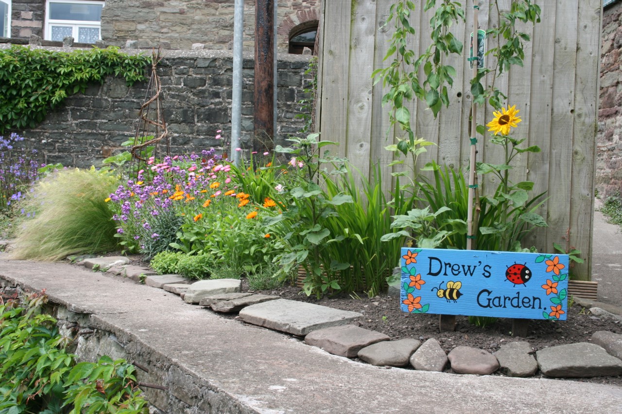 Drew's Garden at at Talgarth Mill